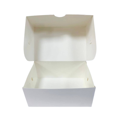 Коробка для круасанів біла без вікна, 180*120*80мм