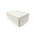 Коробка для круасанів біла без вікна, 180*120*80мм