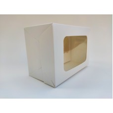 Коробка на 2 капкейки з віконцем, 160*110*85мм