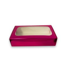 Коробка для макаронс "Фуксія", 200*100*50