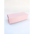 Коробка на 5 макаронс рожева лакована, 140*57*38