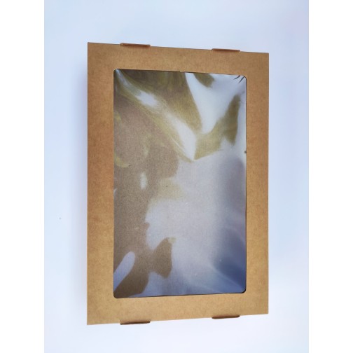 Коробка-крафт із вікном, 200*300*50