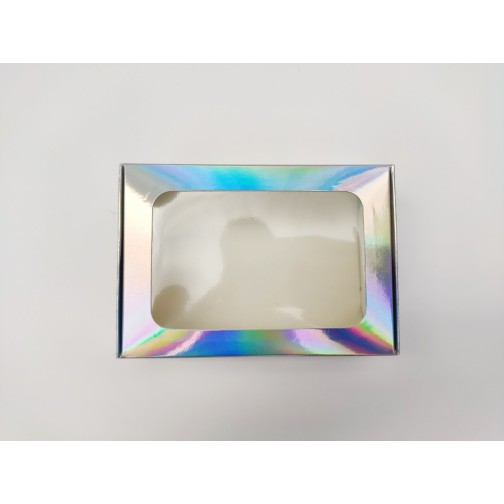 Коробка "Голограма" для макаронс, 140*100*53мм