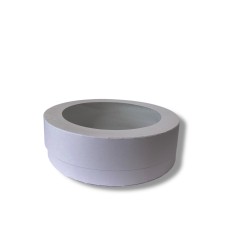 Коробка «тубус» для макаронс з пластиковим віконцем, колір - лаванда, 210*60мм