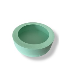 Коробка «тубус» для макаронс з пластиковим віконцем, колір - м'ята, 210*60мм