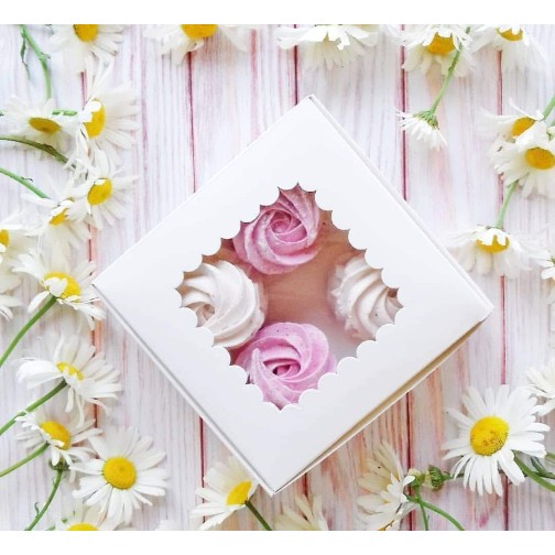 Коробка для пряників, макаронс, біжутерії, 150*150*50