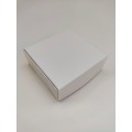 Картонна упаковка для пряників, макаронс, еклерів, біжутерії БІЛА БЕЗ ВІКНА 100*100*35