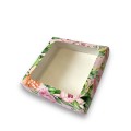 Коробка "Квіти Півонія" із вікном, 150*150*35