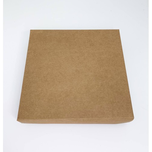 Коробка для пряників із крафта без вікна, 200*200*35