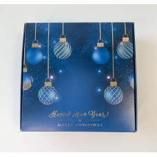 Коробка "Happy New Year" кульки з тисненням, 150*150*50