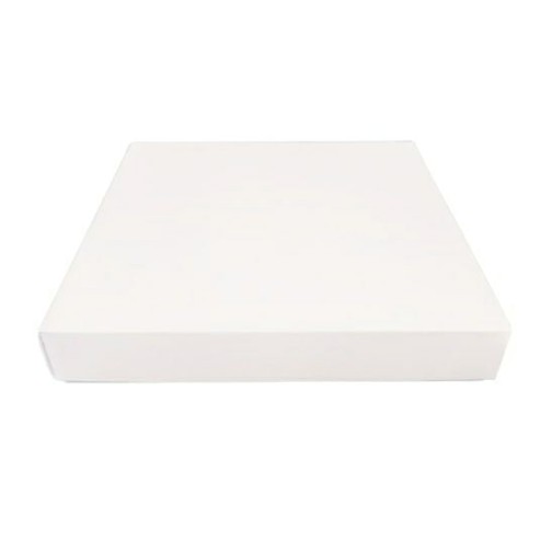 Коробка для пряників біла без вікна, 200*200*35