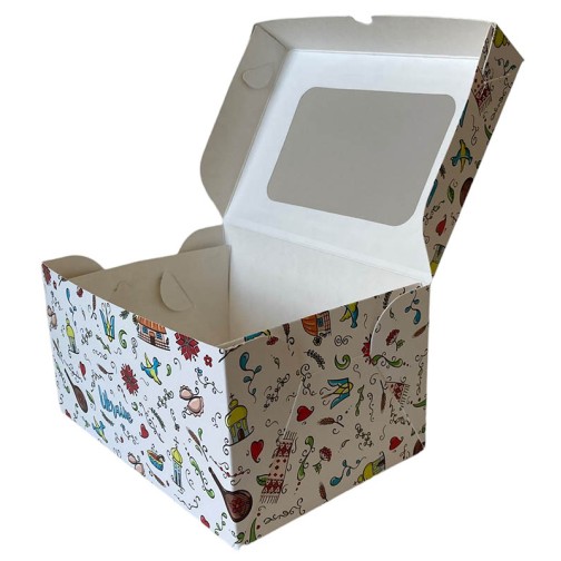 Коробка "Патріотична" із вікном, 160*110*90