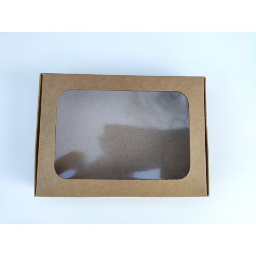 Коробка із крафта для пряників, печива, 150*110*30