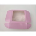 Коробка "Рожева" з вікном, 150*150*50