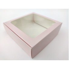 Коробка "Пудра" із вікном, 150*150*50