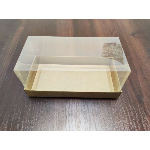 Коробка "Акваріум" із крафту, 200*100*90мм