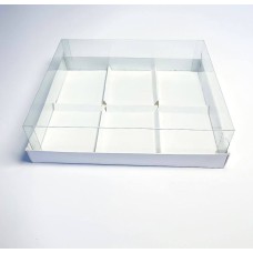 Коробка «Акваріум « для  мусових тістечок на 6 шт., 245*195*70