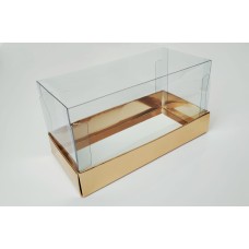 Коробка "Акваріум" золото, 170*80*90мм