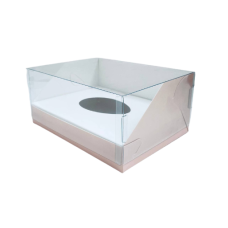 Акваріум кольору пудра під новий десерт «Яйце», 240*180*110мм