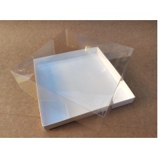 Коробка "Акваріум" для калача, 250*250*70мм