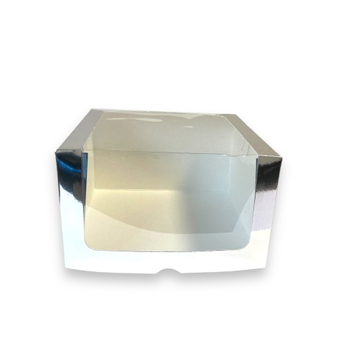 Коробка для торта "Срібло", 250*250*150мм