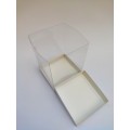 Коробка для торта з прозорими стінками, 146*146*200мм