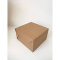 Коробка «Крафт» без вікна для бенто-тортів, кексів, сувенірів, 160*160*90мм.