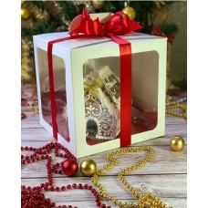 Коробка для пряничного будиночка, паски, торта, 210*210*210
