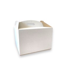 Коробка для торта без вікна з гофрокартону, 370*370*250мм