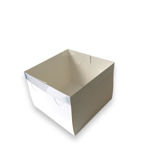 Коробка з пластиковою кришкою, 200*200*150мм