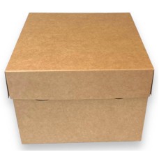 Коробка для бенто-тортів «Крафт» без вікна, 200*200*150мм
