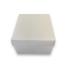 Коробка для бенто-тортів «Біла» без вікна, 200*200*150мм