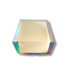 Коробка для торта з глянсовою ламінацією "Голограма" (лімітована серія), 250*250*150мм