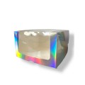 Коробка для торта з глянсовою ламінацією "Голограма" (лімітована серія), 250*250*150мм