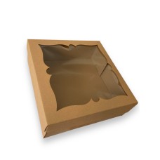 Коробка для торта з вікном бура-бура, 300*300*110мм