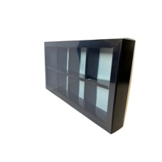 Коробка для моті на 8 шт. чорна, 258*128*35