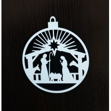 Новорічний декоративний виріб "Різдво № 2", 85 мм.