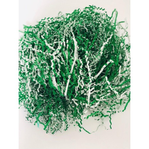 Наповнювач для коробок, зелено-білий