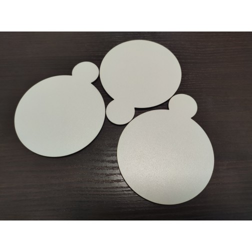 Підкладка ХДФ із вушком, діаметр 90 мм