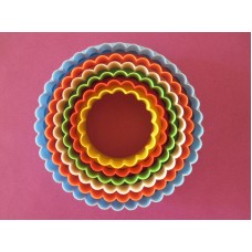 Набір вирубок "Коло" для тіста, набір 5 шт.