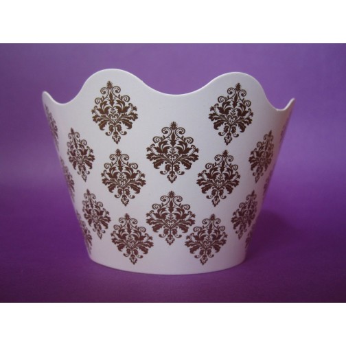 Тарталетка для капкейков "Золото - волна" 