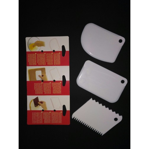 Набір шпателів (3шт) для мастики