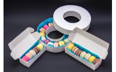 Коробки для макаронс (macarons), еклерів, безе