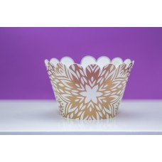 Тарталетка для капкейков "Цветок - круг" Тарталетка для капкейков "Цветок - круг"
