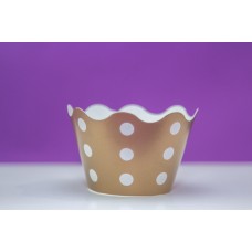 Тарталетка для капкейков "Горошек - волна" Тарталетка для капкейков "Горошек - волна"