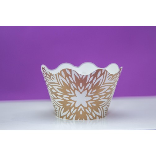 Тарталетка для капкейков "Цветок - волна"  