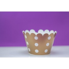 Тарталетка для капкейков "Горошек - круг" Тарталетка для капкейков "Горошек - круг"