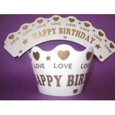 Тарталетка для капкейков "День Рождения - волна" Тарталетка для капкейков "День Рождения - волна"