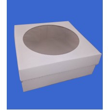 Коробка із мікрогофри з вікном, 260*260*110 мм.