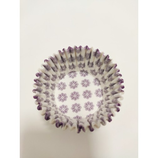 Тарталетка Фіолетові квіти, 50 штук